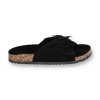 cierne damske korkove slapky s maslickou CK02ALLBLACK 1