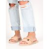 bezove slapky s priveskom SS99BEIGE 6