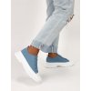 damske platenne tenisky modre AB110 JEANS 3