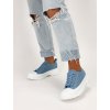 damske platenne tenisky modre AB110 JEANS 1