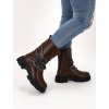 hnede cizmy K288BROWN 3