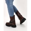 hnede cizmy K288BROWN 5