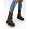 hnede cizmy K288BROWN 2