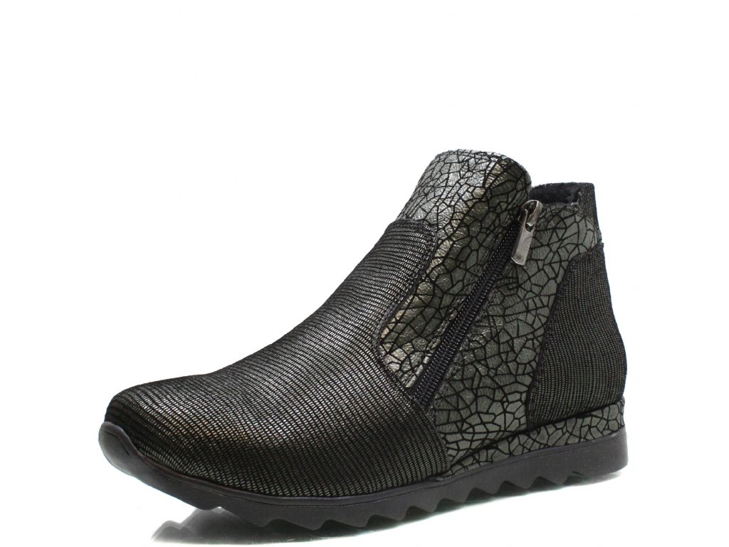 IBERIUS DÁMSKÉ KOTNÍKOVÉ BOTY DESKA 33987 ŠEDÁ Barva: Šedá