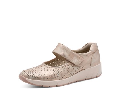 DÁMSKÉ POLOBOTKY JANA 8-24664-42 522 RŮŽOVÁ