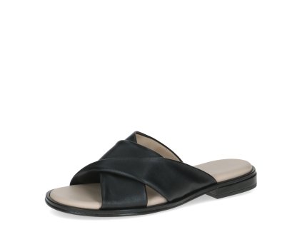 DÁMSKÉ PANTOFLE CAPRICE 9-27101-46 022 ČERNÁ