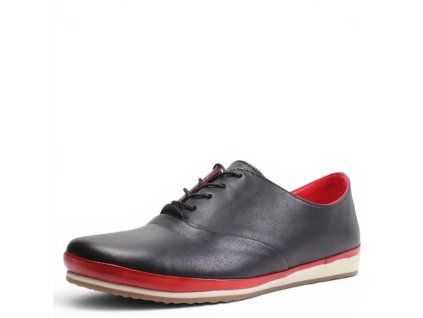 DÁMSKÉ LODIČKY DESKA 31000 BLK/RED ČERNÁ