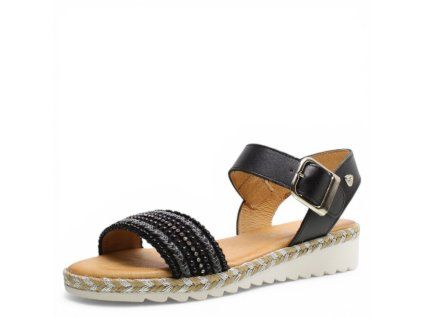 DÁMSKÉ SANDÁLY BLACK 282218 BLK ČERNÁ
