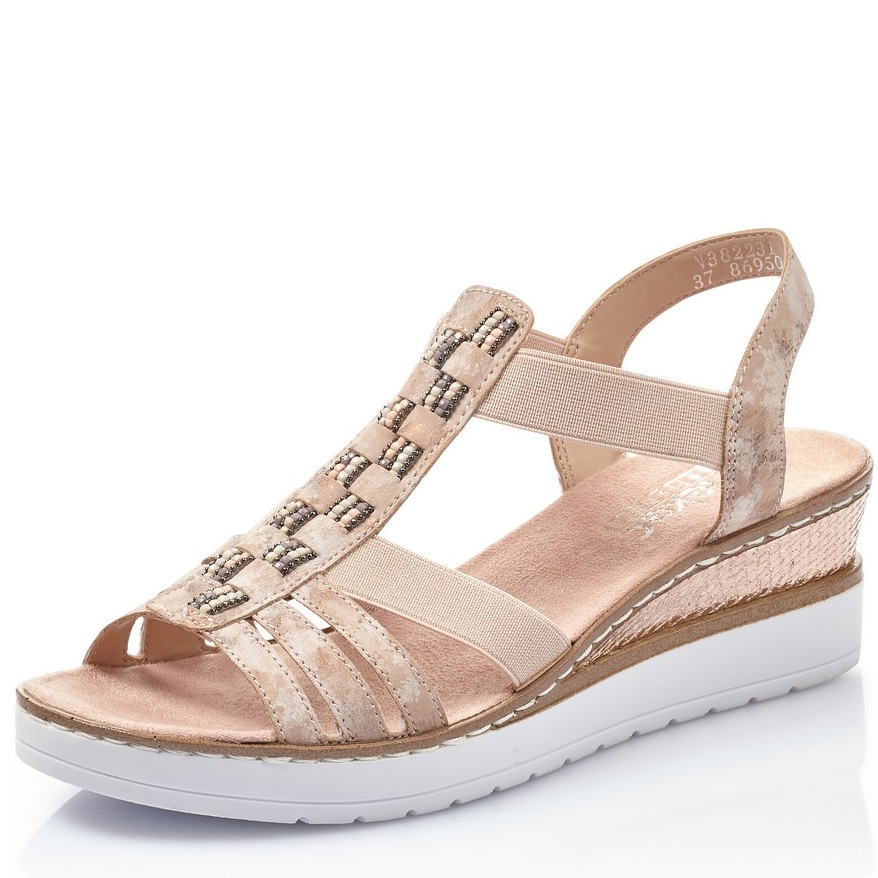 DÁMSKÉ SANDÁLY RIEKER V4422 31 RŮŽOVÁ Barva: RŮŽOVÁ koupíte na Obujtese.cz