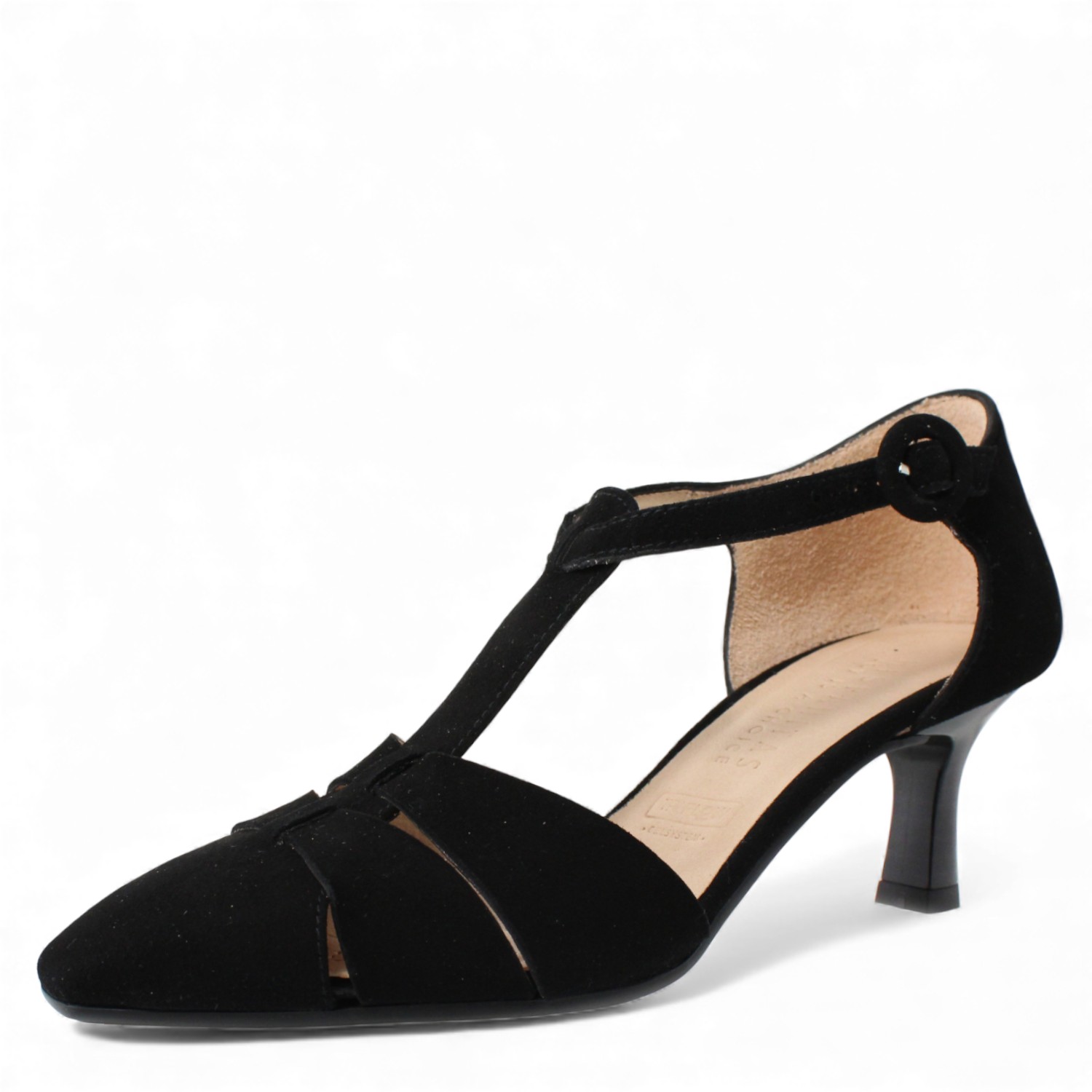 Levně DÁMSKÉ LODIČKY S PÁSKEM HISPANITAS HV211265 ANTE-V21 BLACK21 BLACK Barva: ČERNÁ