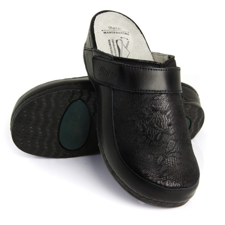 DÁMSKÉ PANTOFLE BATZ ELENA ČERNÁ Barva: Černá