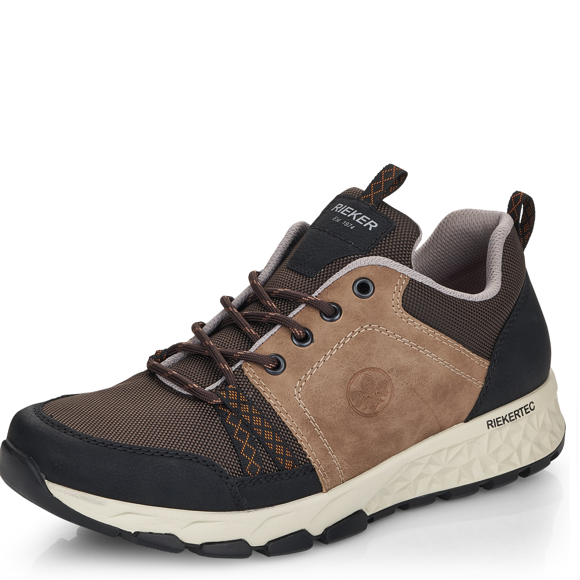 PÁNSKÉ POLOBOTKY RIEKER B6702-24 HNĚDÁ Barva: HNĚDÁ