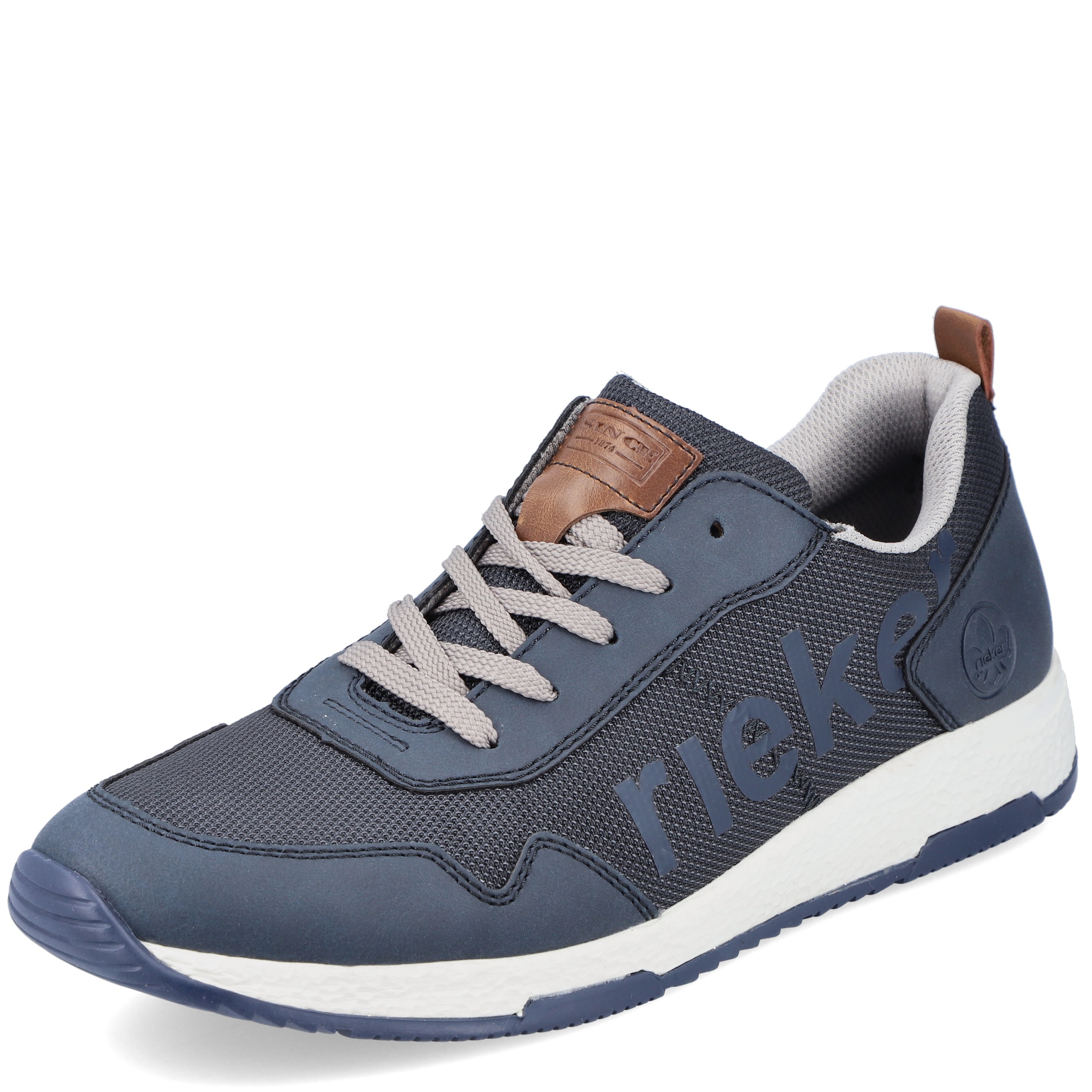 PÁNSKÉ POLOBOTKY RIEKER B6720 14 MODRÁ Barva: MODRÁ koupíte na Obujtese.cz