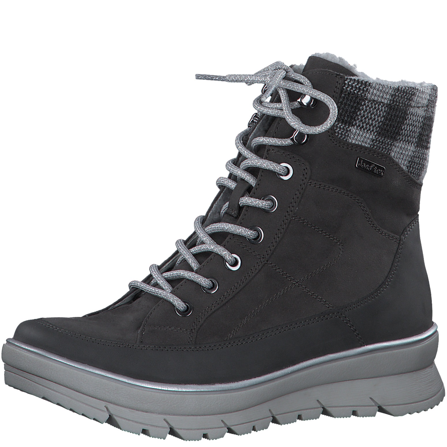 DÁMSKÉ KOTNÍKOVÉ BOTY JANA 8 26270 29 206 ŠEDÁ Barva: Šedá