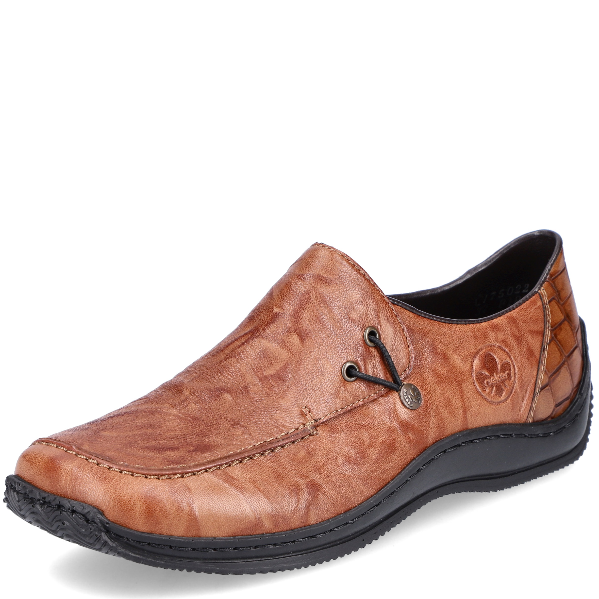 DÁMSKÉ POLOBOTKY RIEKER L1750-22 HNĚDÁ Barva: HNĚDÁ