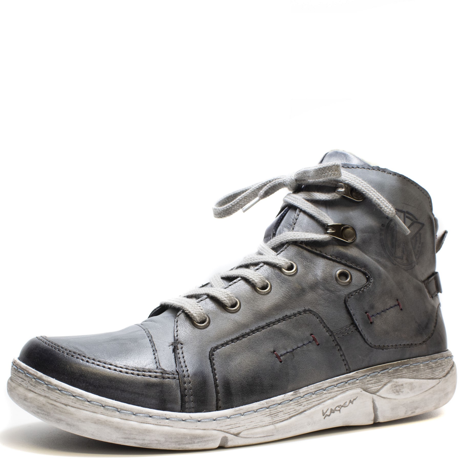 DÁMSKÉ KOTNÍKOVÉ BOTY KACPER 4 6442 678+678+626 ŠEDÁ Barva: Šedá