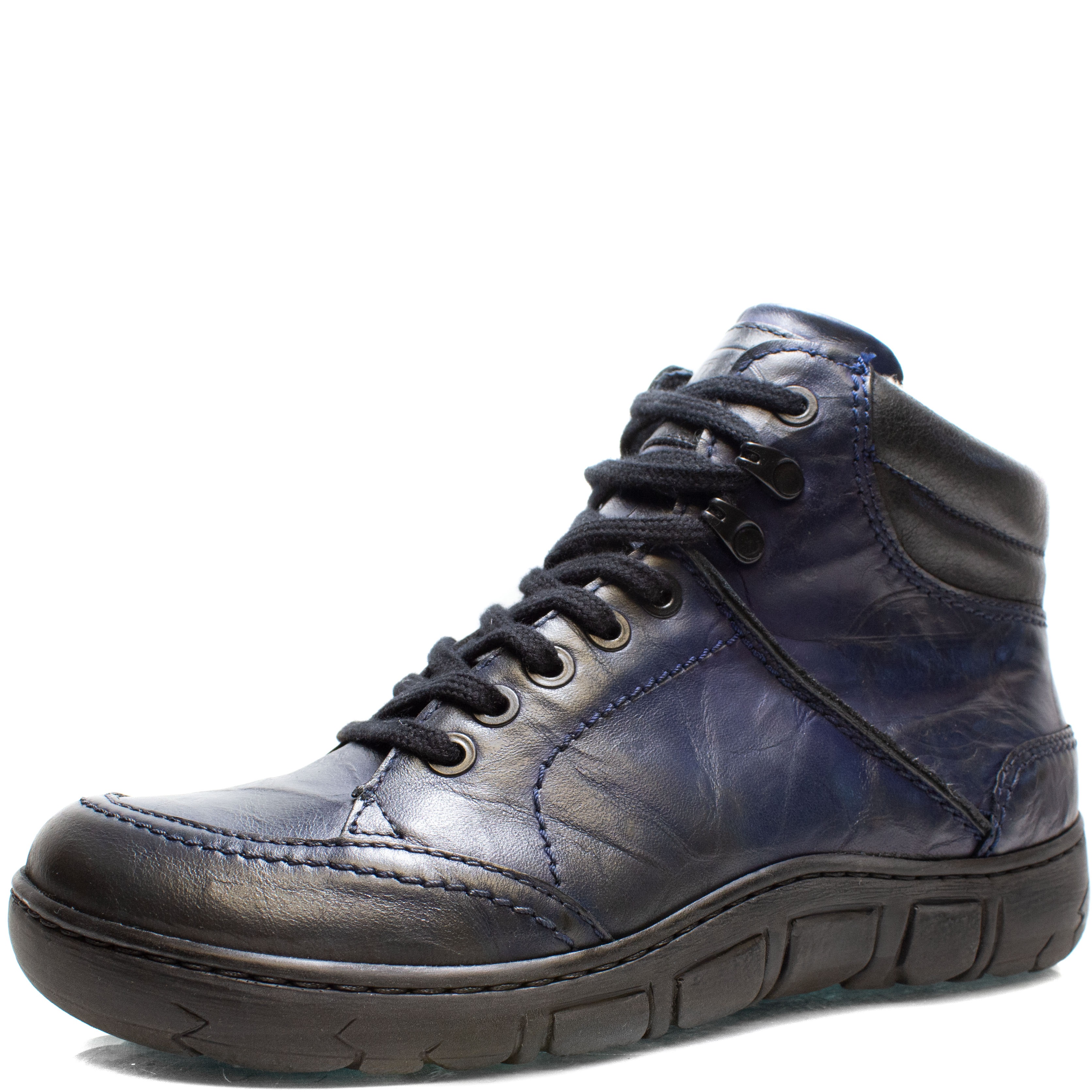 DÁMSKÉ KOTNÍKOVÉ BOTY KACPER 4 0153 329+307 BSF MODRÁ Barva: MODRÁ