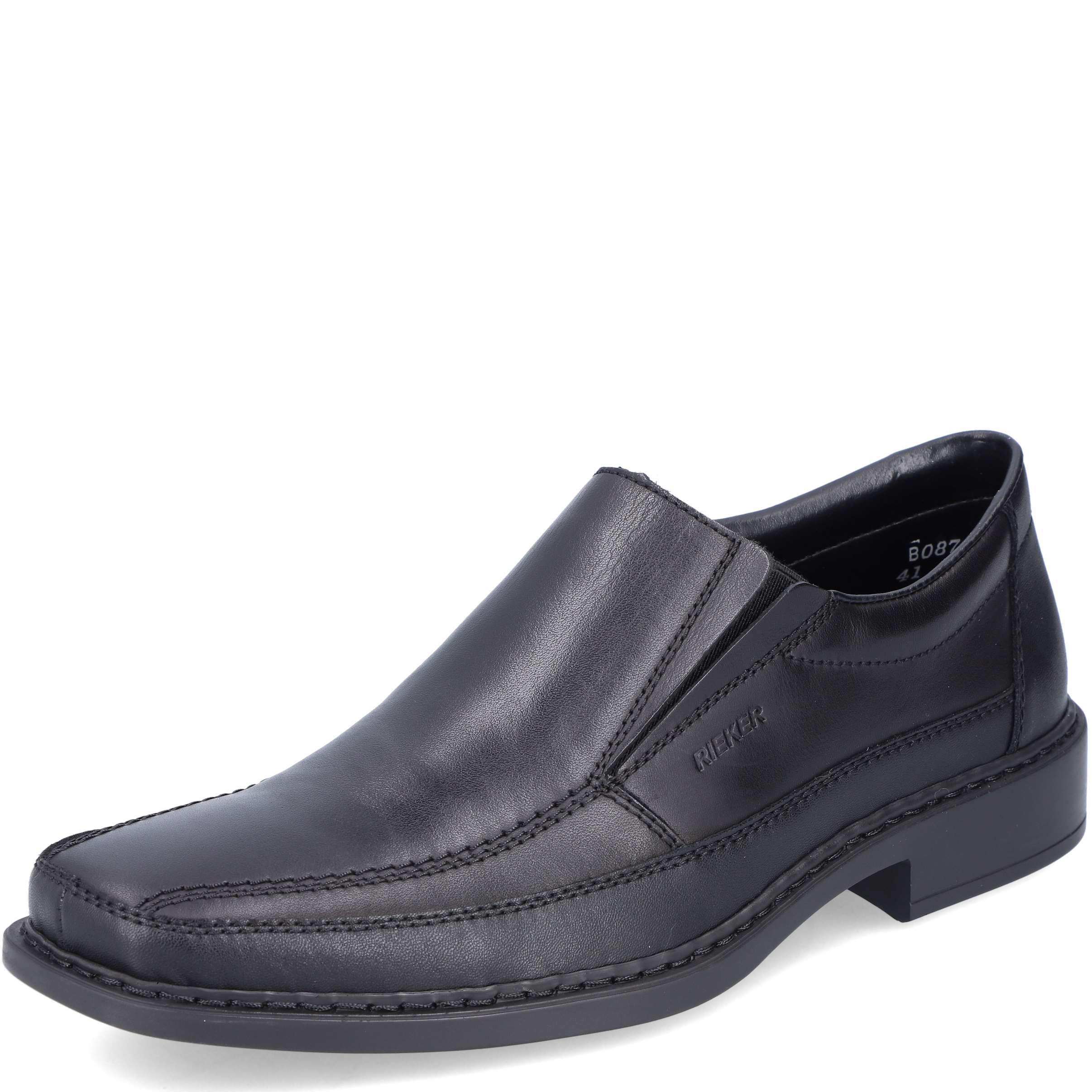Levně PÁNSKÉ POLOBOTKY RIEKER B0873-00 ČERNÁ Barva: ČERNÁ