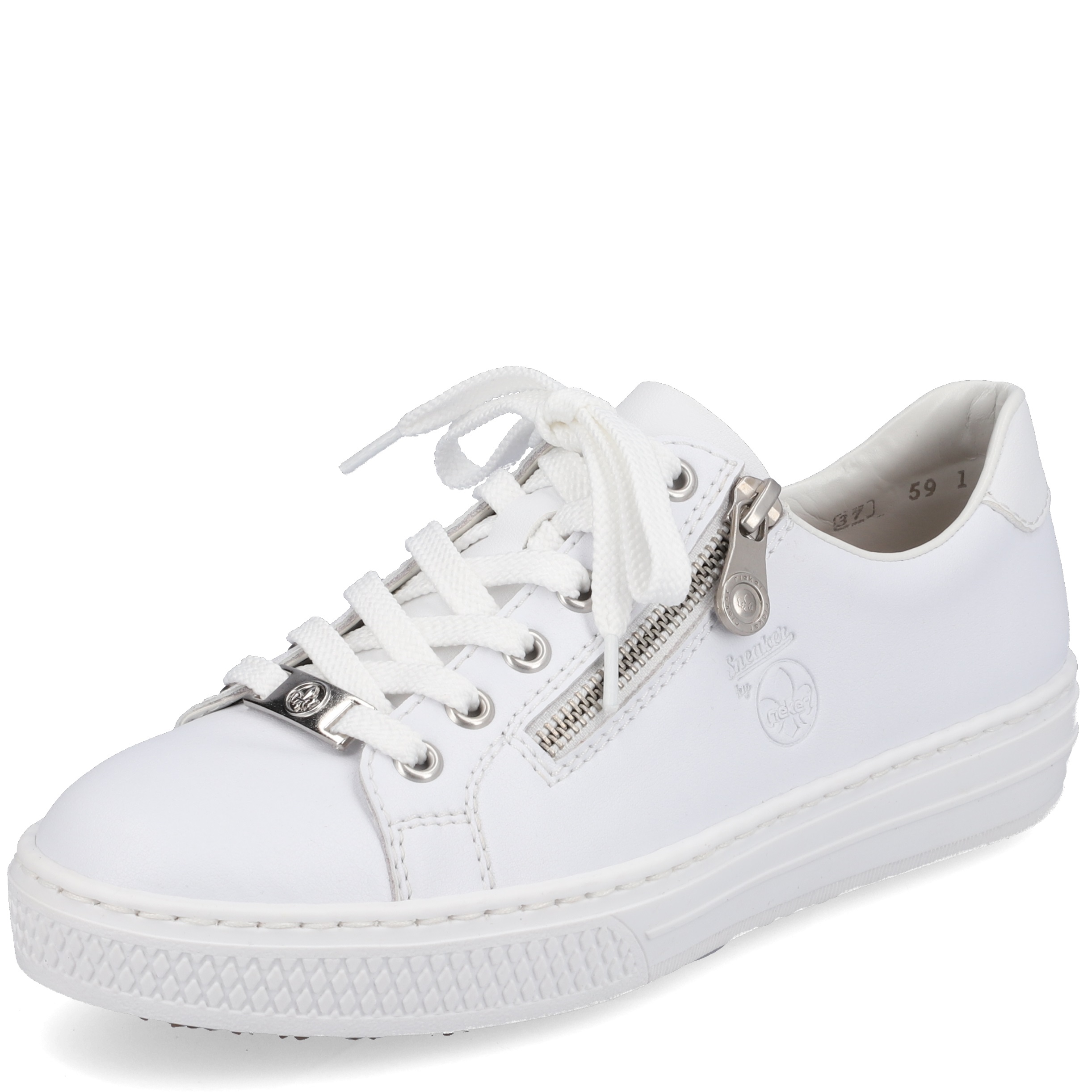 DÁMSKÉ POLOBOTKY RIEKER L32P2 80 BÍLÁ Barva: BÍLÁ koupíte na Obujtese.cz