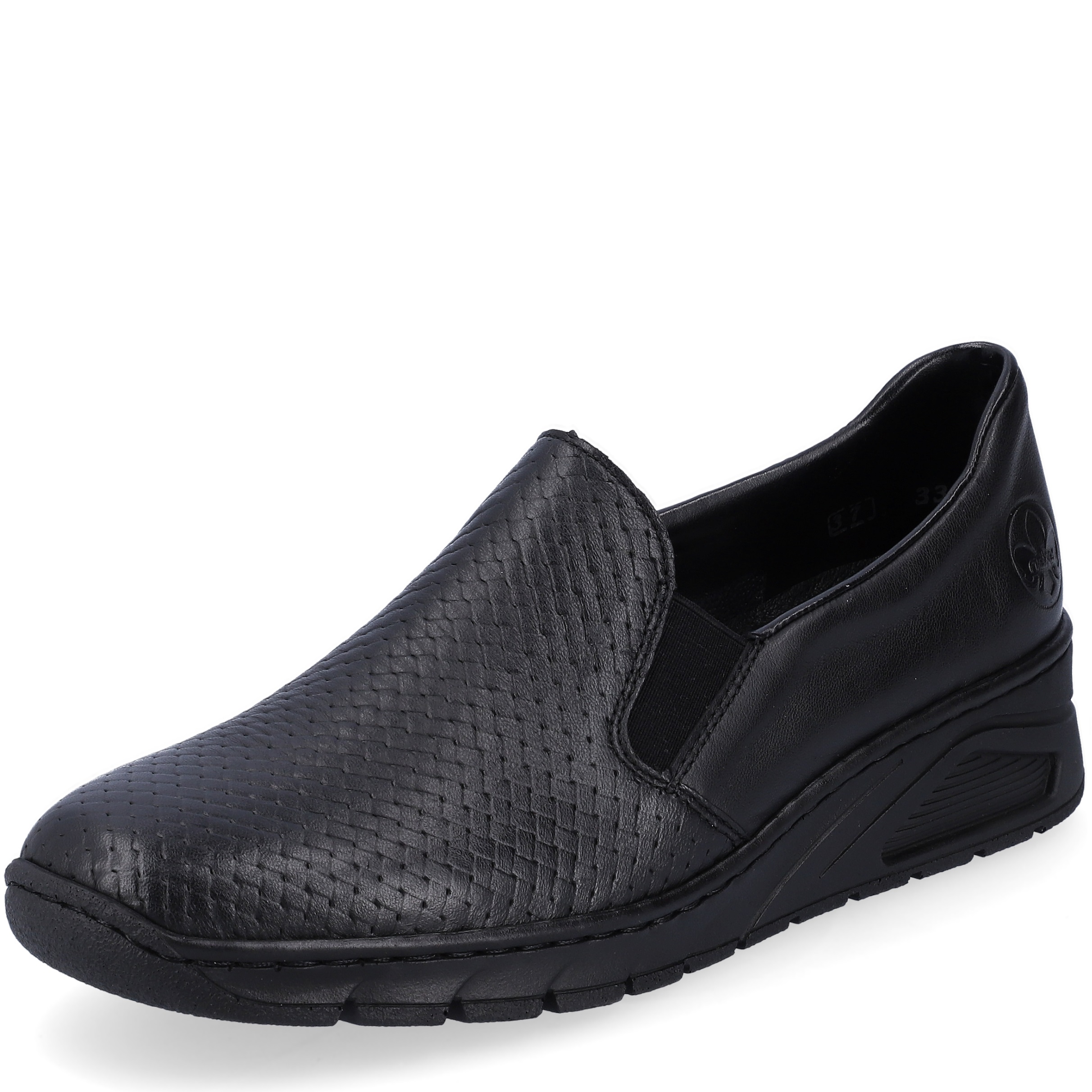 DÁMSKÉ POLOBOTKY RIEKER M3851 00 ČERNÁ Barva: Černá koupíte na Obujtese.cz