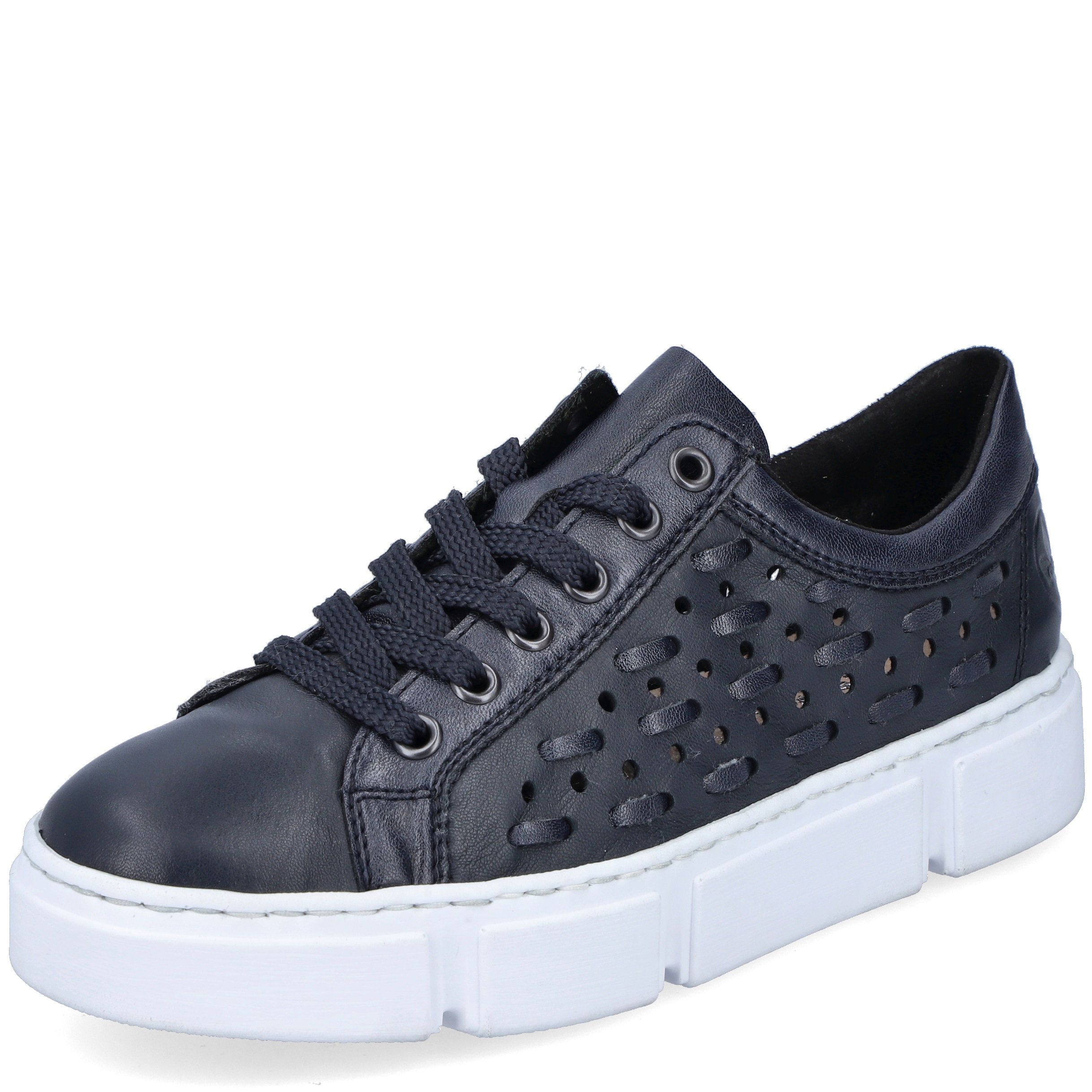 DÁMSKÉ POLOBOTKY RIEKER N5918-14 MODRÁ Barva: MODRÁ, Velikost: 36