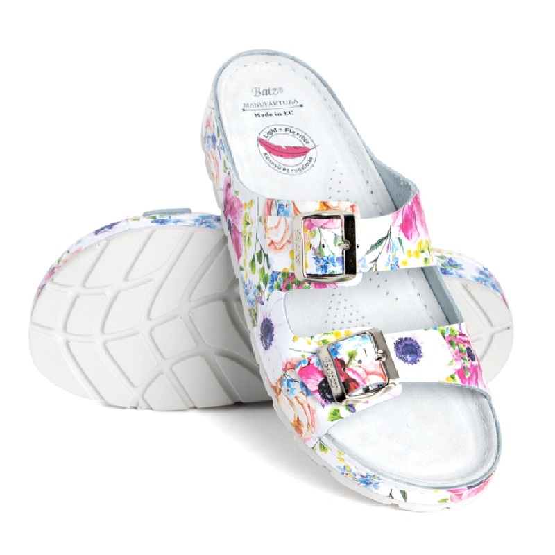 DÁMSKÉ PANTOFLE BATZ ZENNA SUMMER BÍLÁ Barva: BÍLÁ