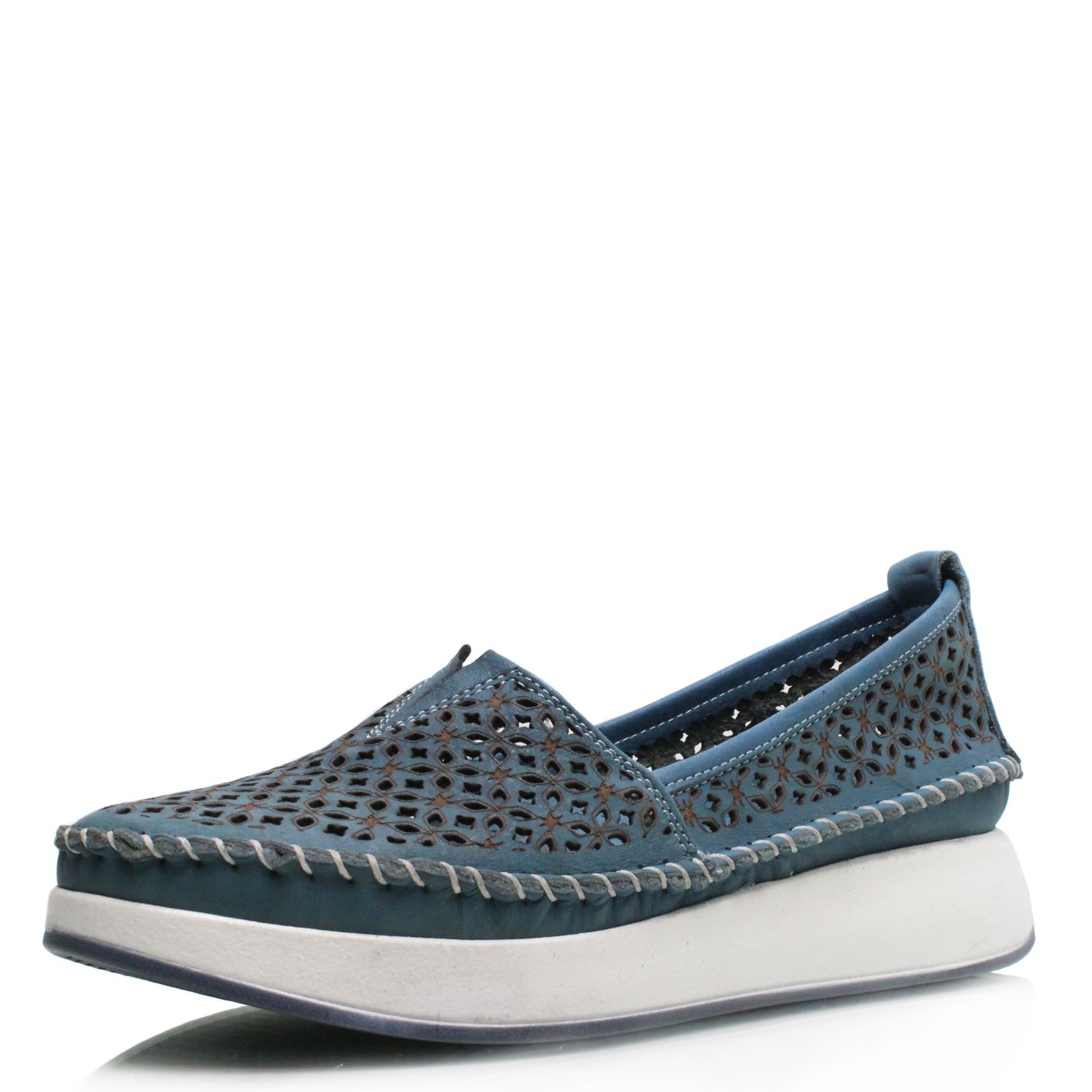 QUO VADIS DÁMSKÉ POLOBOTKY KLOP 128 02740 MODRÁ Barva: MODRÁ