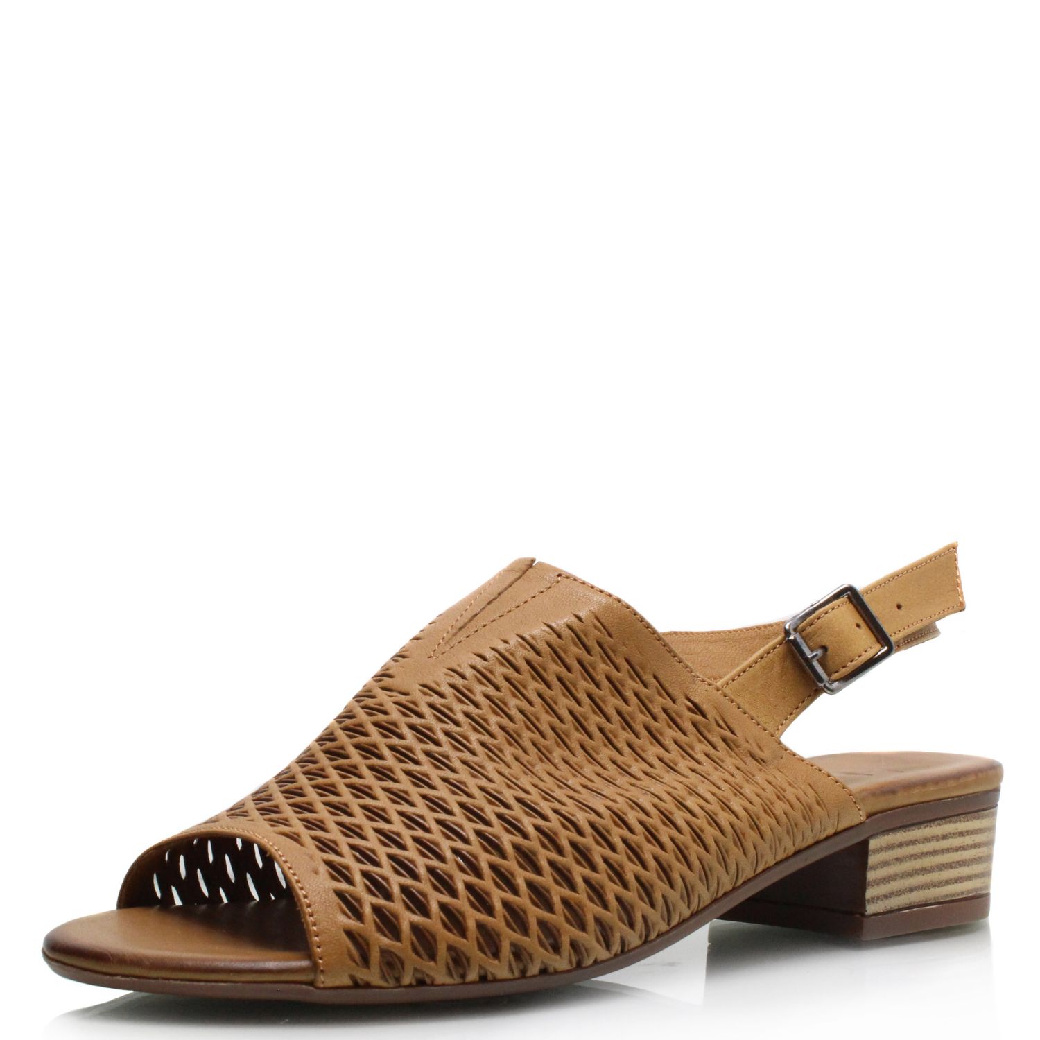 QUO VADIS DÁMSKÉ SANDÁLY KLOP 130 220 04HNĚDÁ Barva: HNĚDÁ