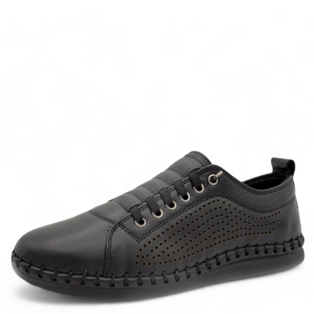 DÁMSKÉ POLOBOTKY WILD 064 6019 1I ČERNÁ PERFO Barva: Černá