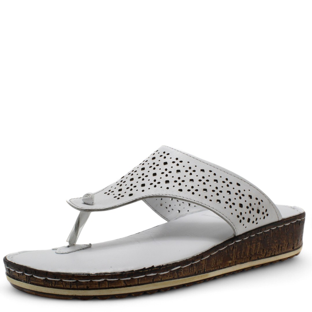 DÁMSKÉ ŽABKY WILD 016 950IWHITE BÍLÁ Barva: BÍLÁ