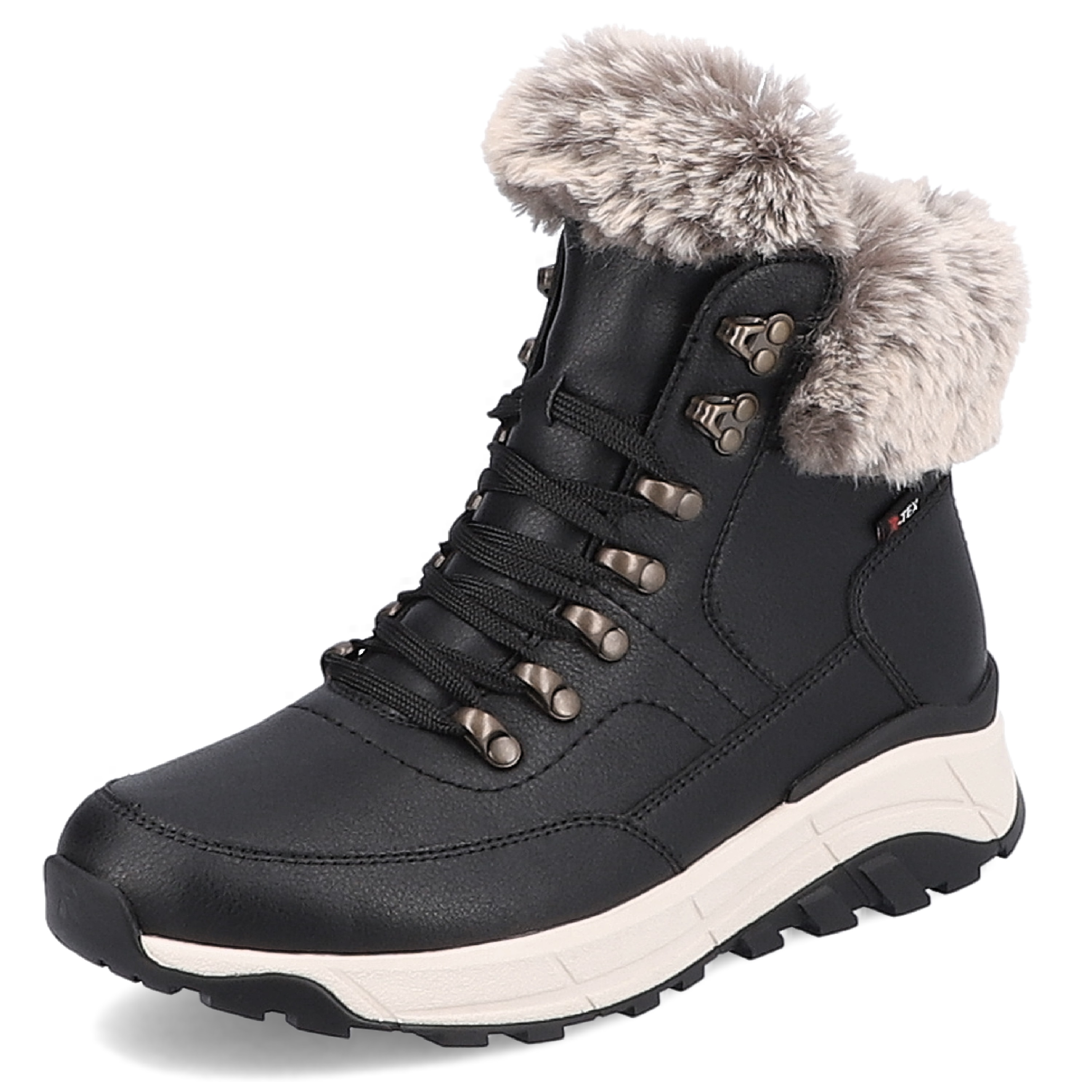 DÁMSKÉ KOTNÍKOVÉ BOTY RIEKER Y0463 00 ČERNÁ Barva: Černá koupíte na Obujtese.cz