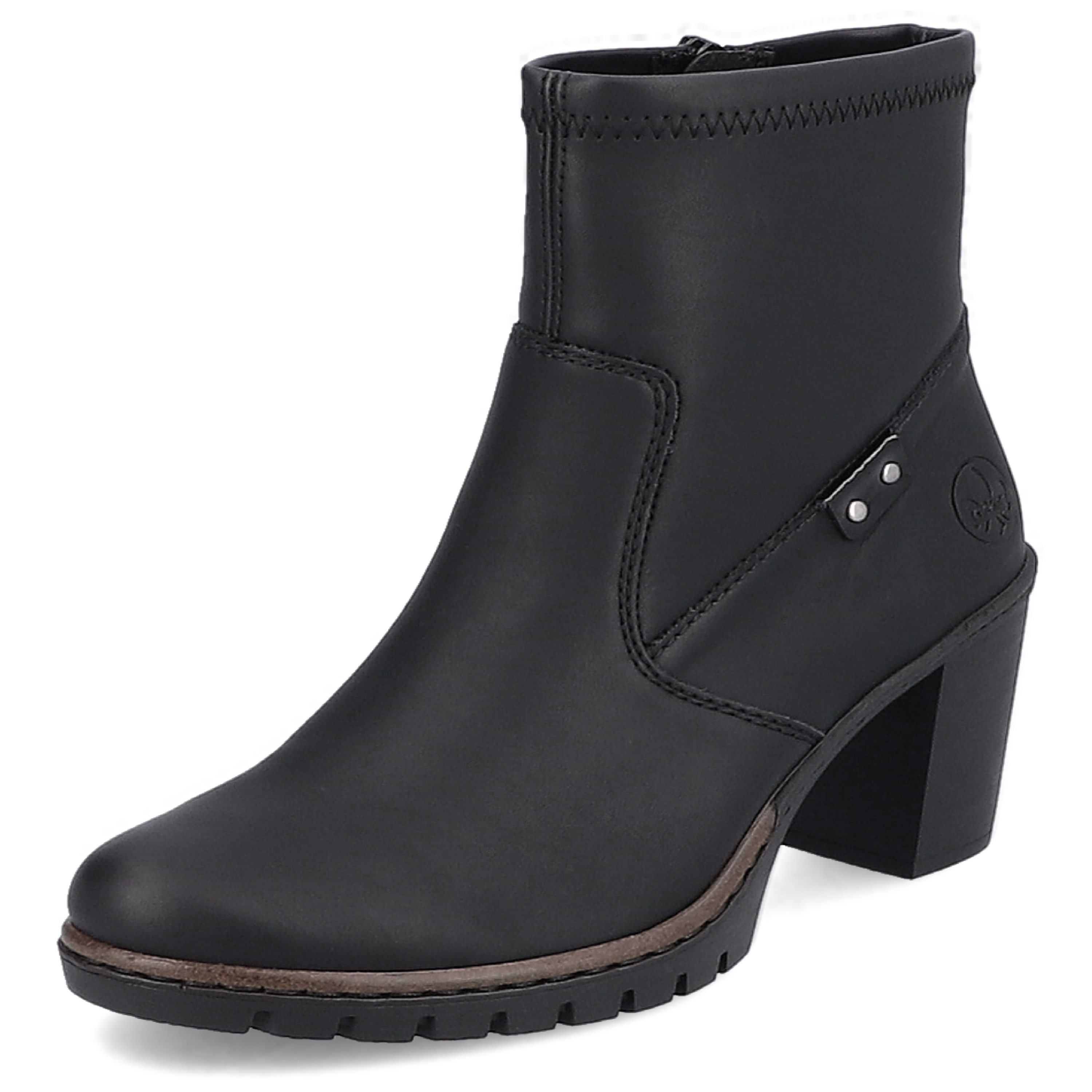 DÁMSKÉ KOTNÍKOVÉ BOTY RIEKER Y0463 00 ČERNÁ Barva: Černá koupíte na Obujtese.cz