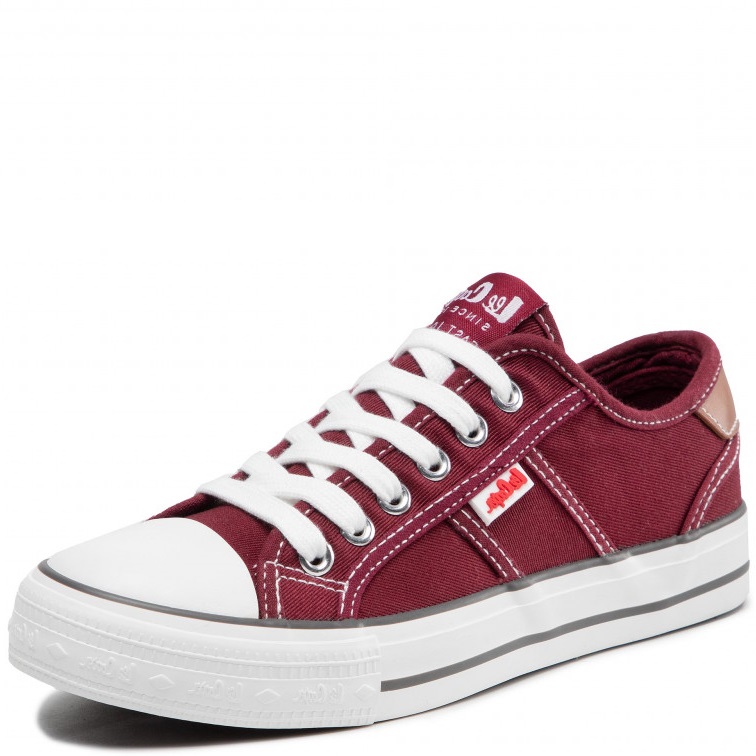 DÁMSKÉ TENISKY LEE COOPER LCW 22 31 0864L BORDOVÁ Barva: BORDOVÁ