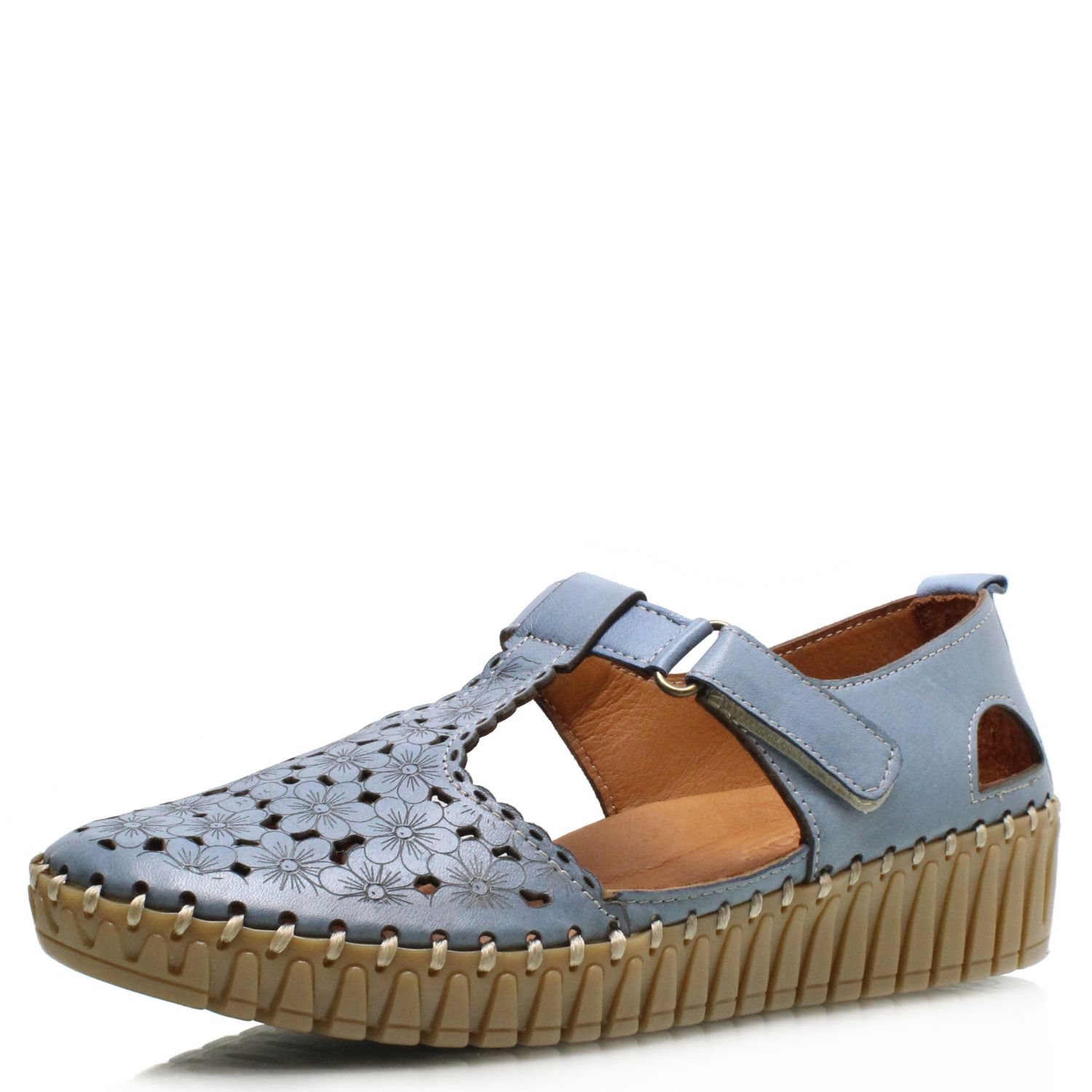 DÁMSKÉ POLOBOTKY QUO VADIS 01 360 1 35 MODRÁ Barva: MODRÁ