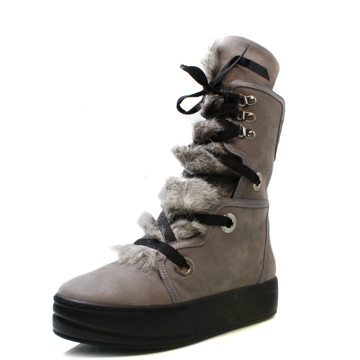 IBERIUS DÁMSKÉ KOTNÍKOVÉ BOTY 24404,24011 ŠEDÁ Barva: Šedá