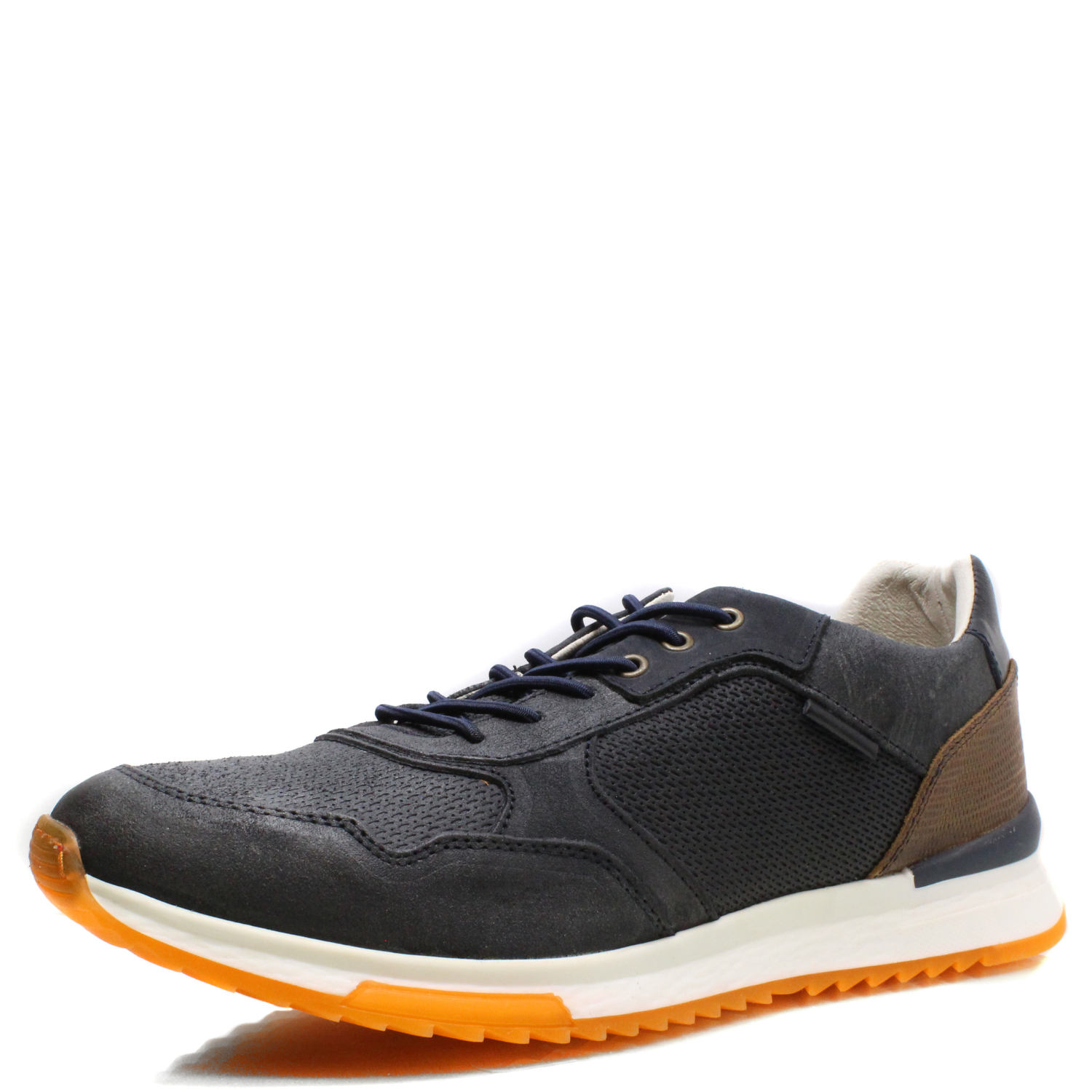 PÁNSKÉ POLOBOTKY BULL BOXER PK416005 NAVY MODRÁ Barva: MODRÁ koupíte na Obujtese.cz