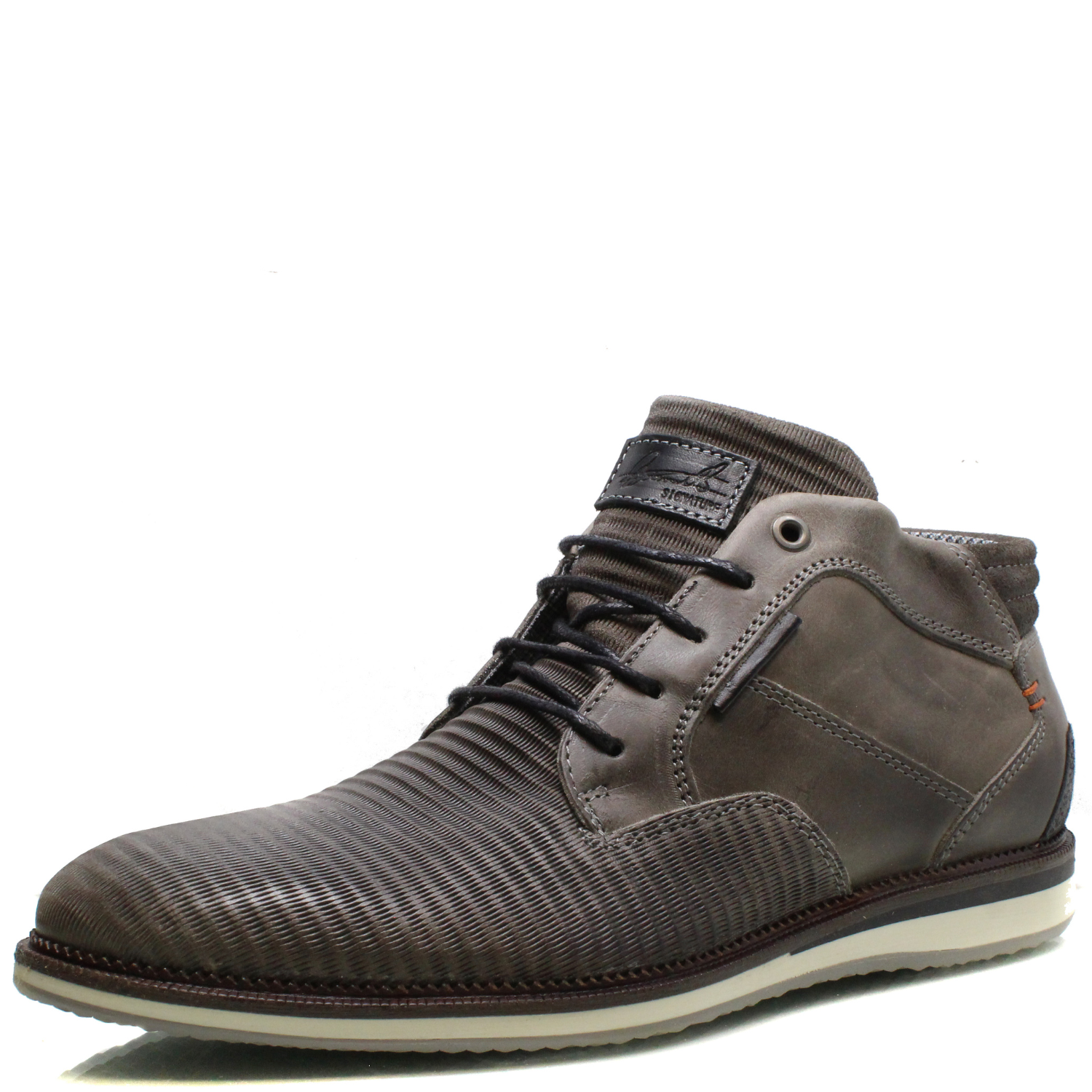 PÁNSKÉ KOTNÍKOVÉ BOTY BULL BOXER VK419006 GREY ŠEDÁ Barva: Šedá koupíte na Obujtese.cz