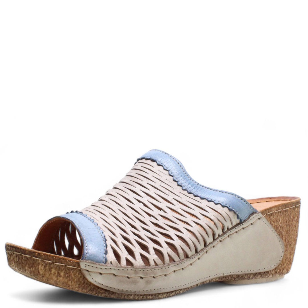 IBERIUS DÁMSKÉ PANTOFLE KARYOKA 2245 GREY NAVY ŠEDÁ Barva: Šedá