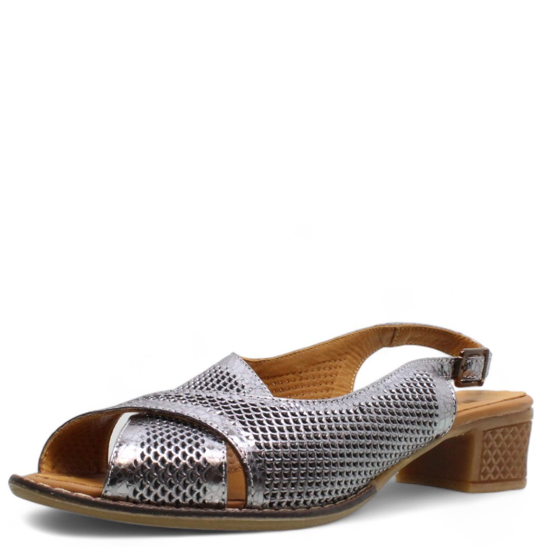 IBERIUS DÁMSKÉ SANDÁLY MAGO 066 33 STŘÍBRNÁ Barva: STŘÍBRNÁ