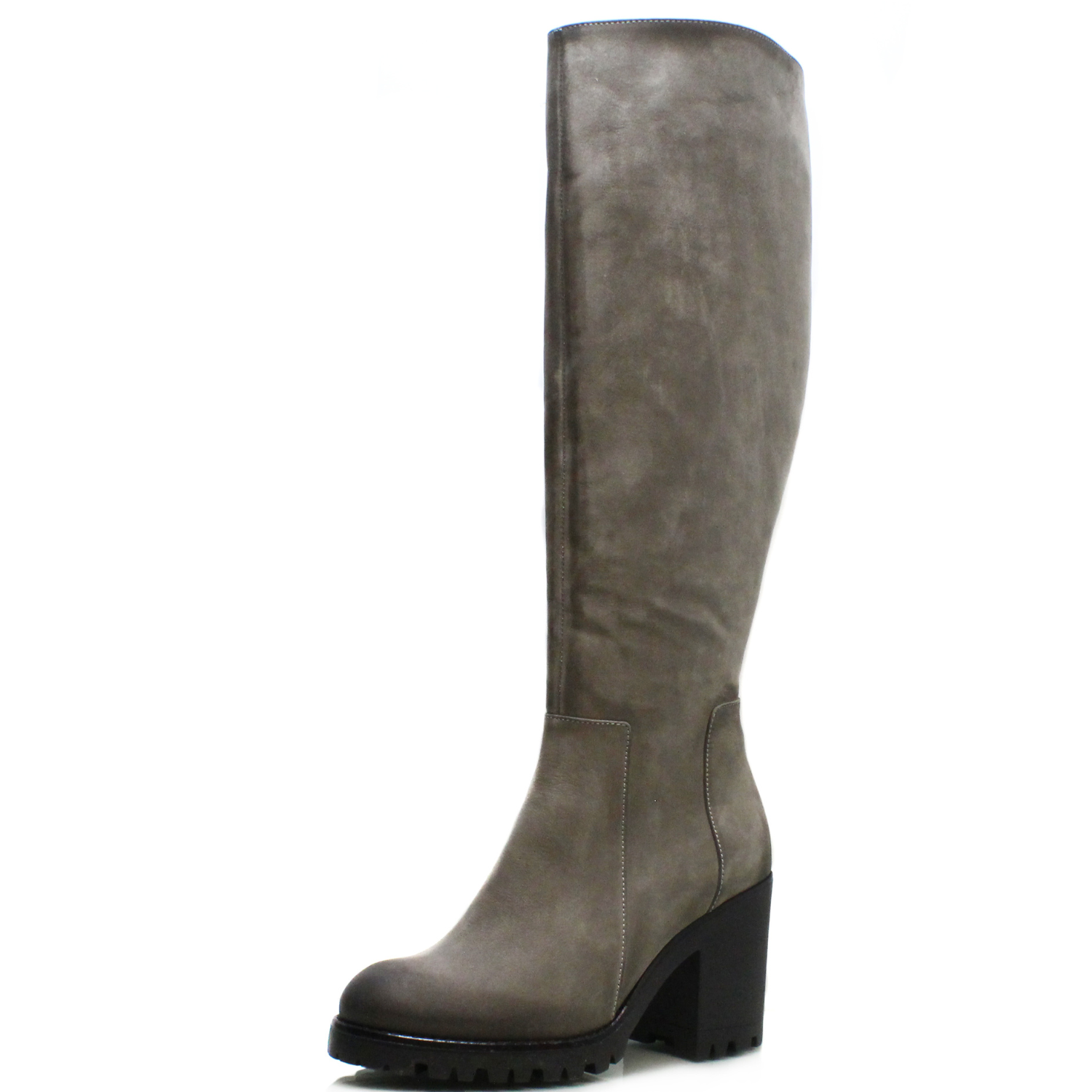 IBERIUS DÁMSKÉ KOZAČKY BETTY BLUE VK317002A ŠEDÁ Barva: Šedá