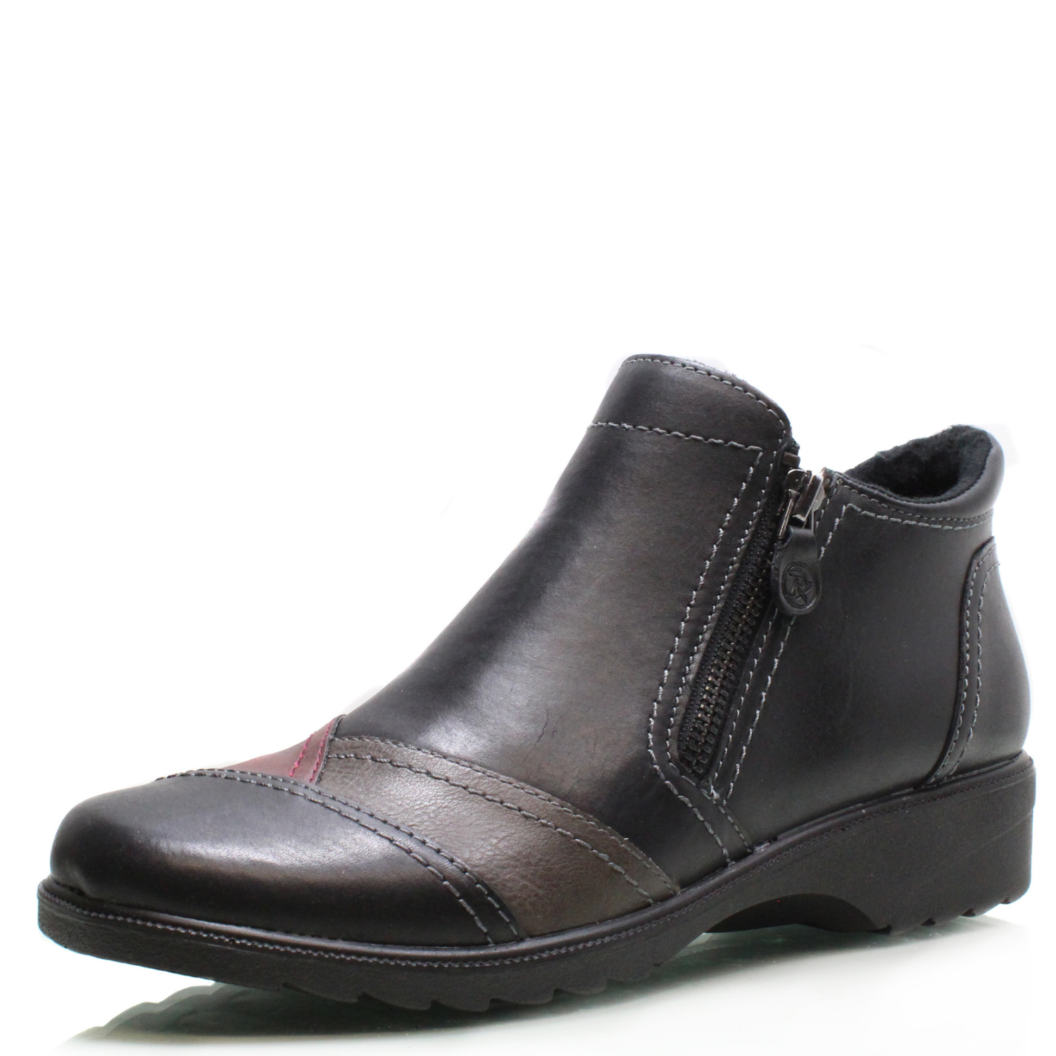 DÁMSKÉ KOTNÍKOVÉ BOTY REFLEXAN 30818 BLK ČERNÁ Barva: Černá koupíte na Obujtese.cz