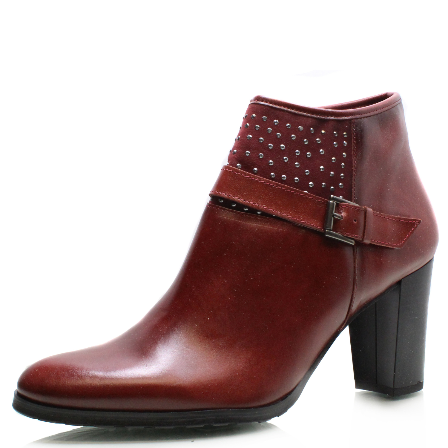 IBERIUS DÁMSKÉ KOTNÍKOVÉ BOTY VITTI LOVE 3534T BORDO BORDOVÁ Barva: BORDOVÁ