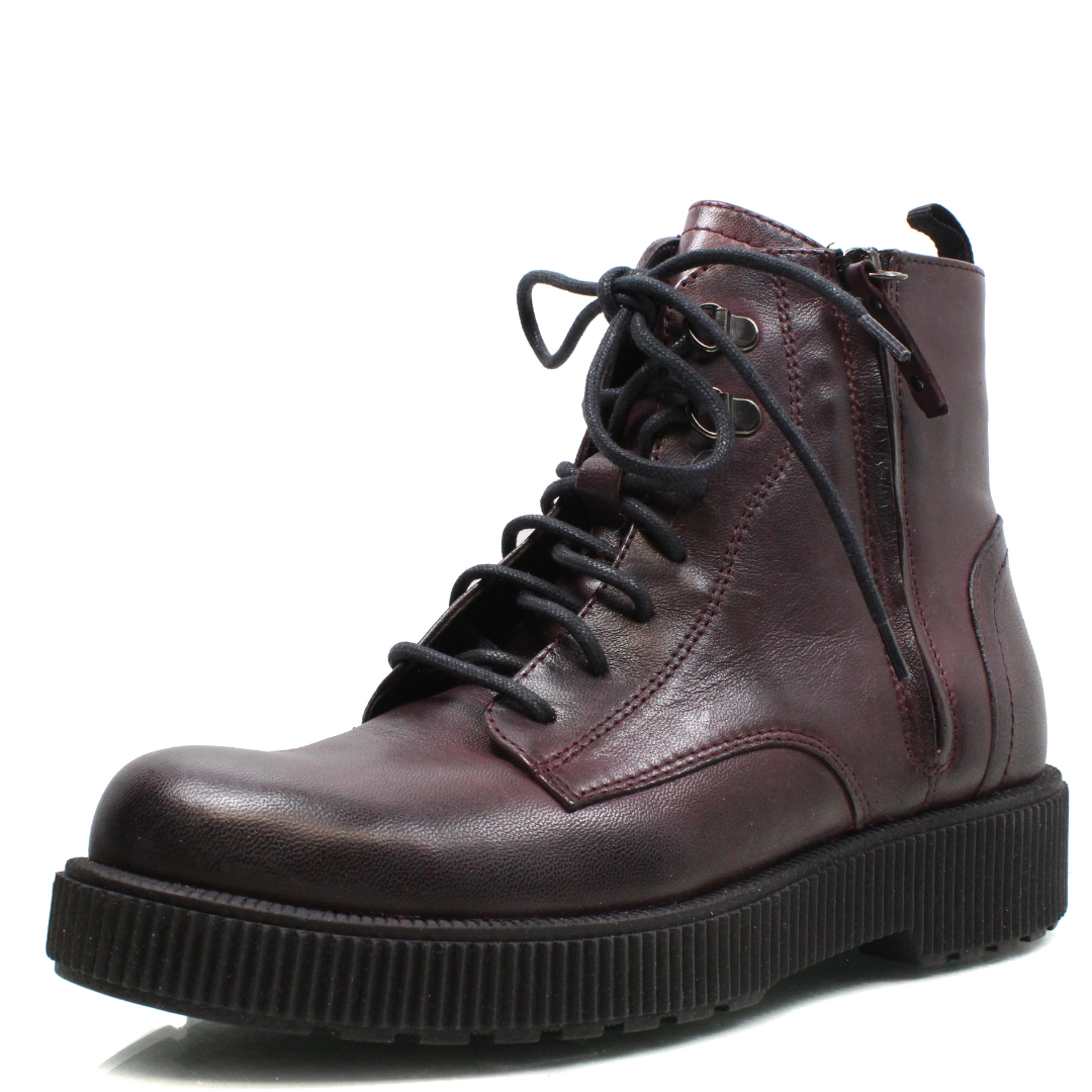 QUO VADIS DÁMSKÉ KOTNÍKOVÉ BOTY ARIANNA 841010 BORDOVÁ Barva: BORDOVÁ