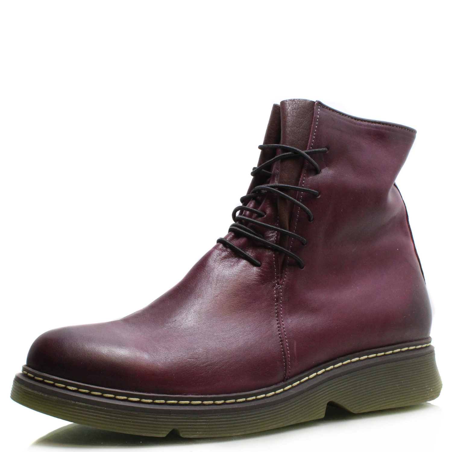 IBERIUS DÁMSKÉ KOTNÍKOVÉ BOTY MARIPOSA 0403 1403 SKICAK BORDOVÁ Barva: BORDOVÁ