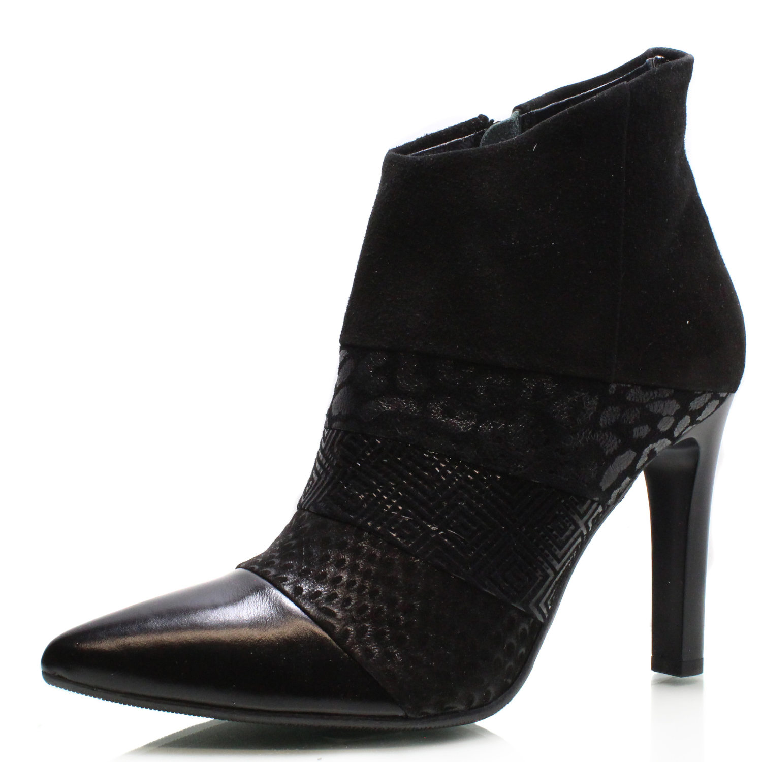 IBERIUS DÁMSKÉ KOTNÍKOVÉ BOTY VISCONI M 879 117 ČERNÁ Barva: Černá