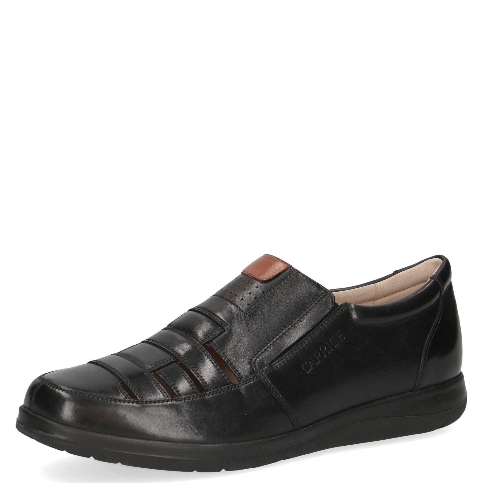 PÁNSKÉ POLOBOTKY CAPRICE 9 15200 27 036 ČERNÁ Barva: Černá