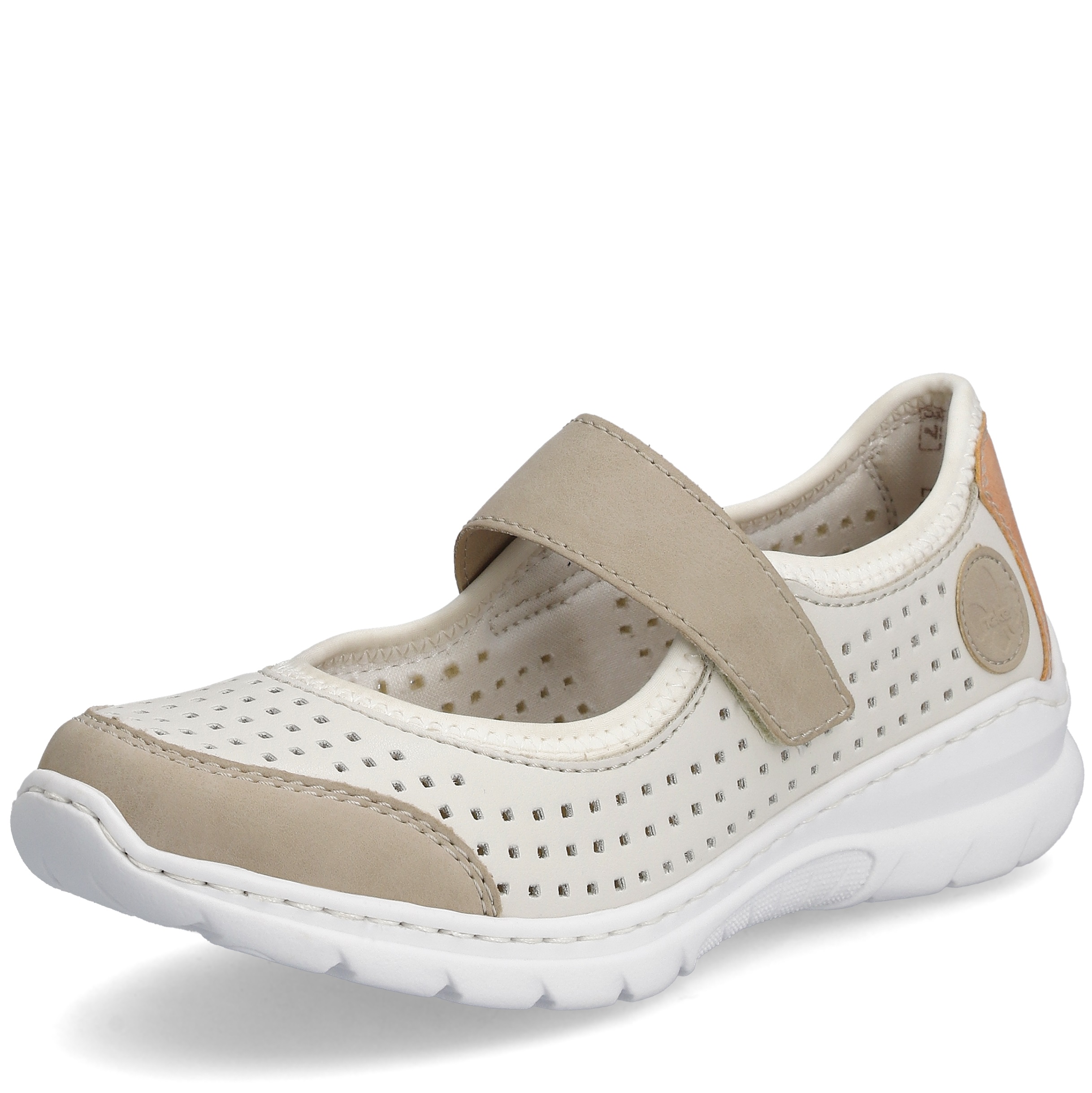 DÁMSKÉ POLOBOTKY RIEKER L32P2 80 BÍLÁ Barva: BÍLÁ koupíte na Obujtese.cz