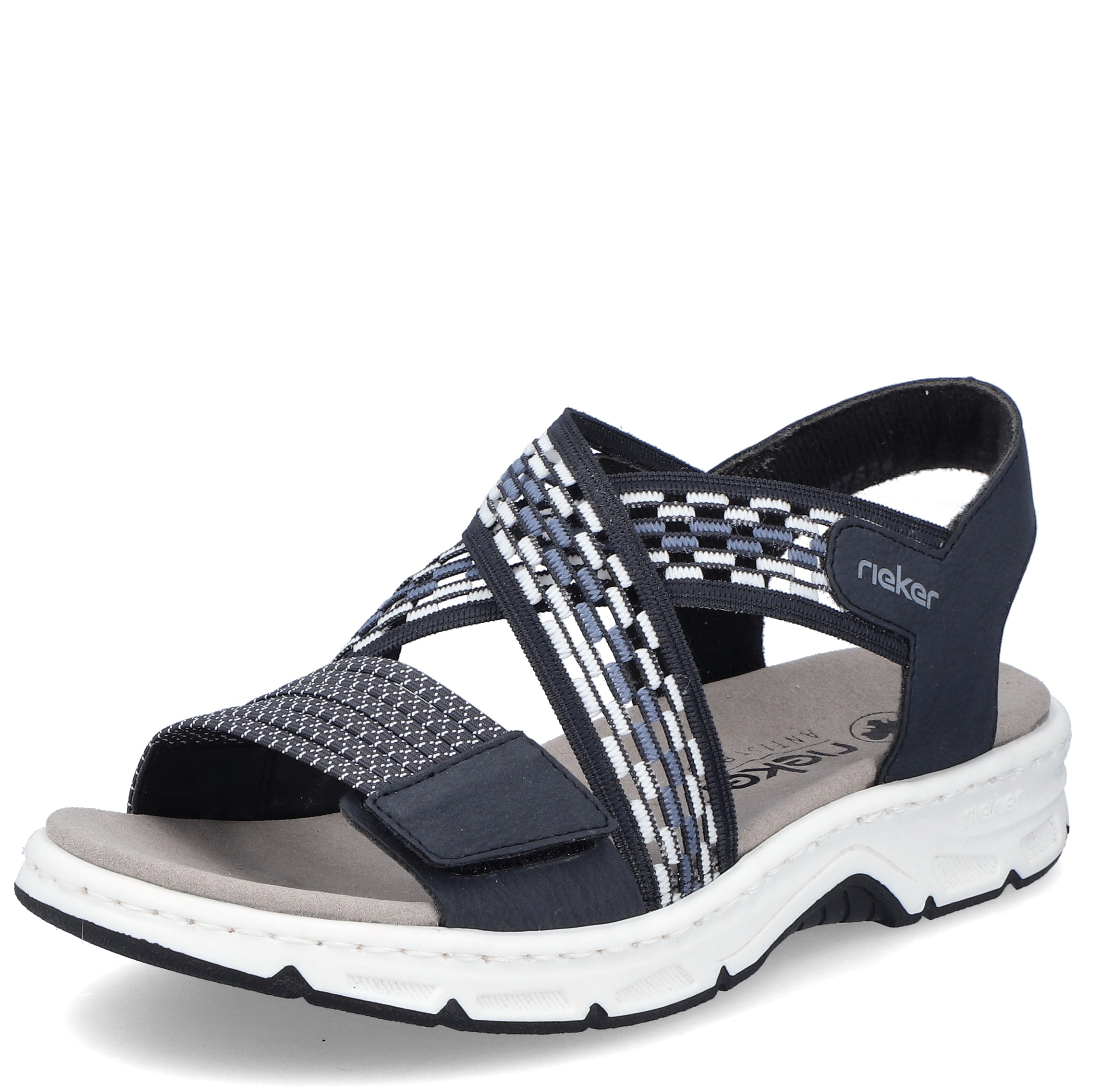 DÁMSKÉ SANDÁLY RIEKER 608F1 91 MODRÁ Barva: MODRÁ koupíte na Obujtese.cz