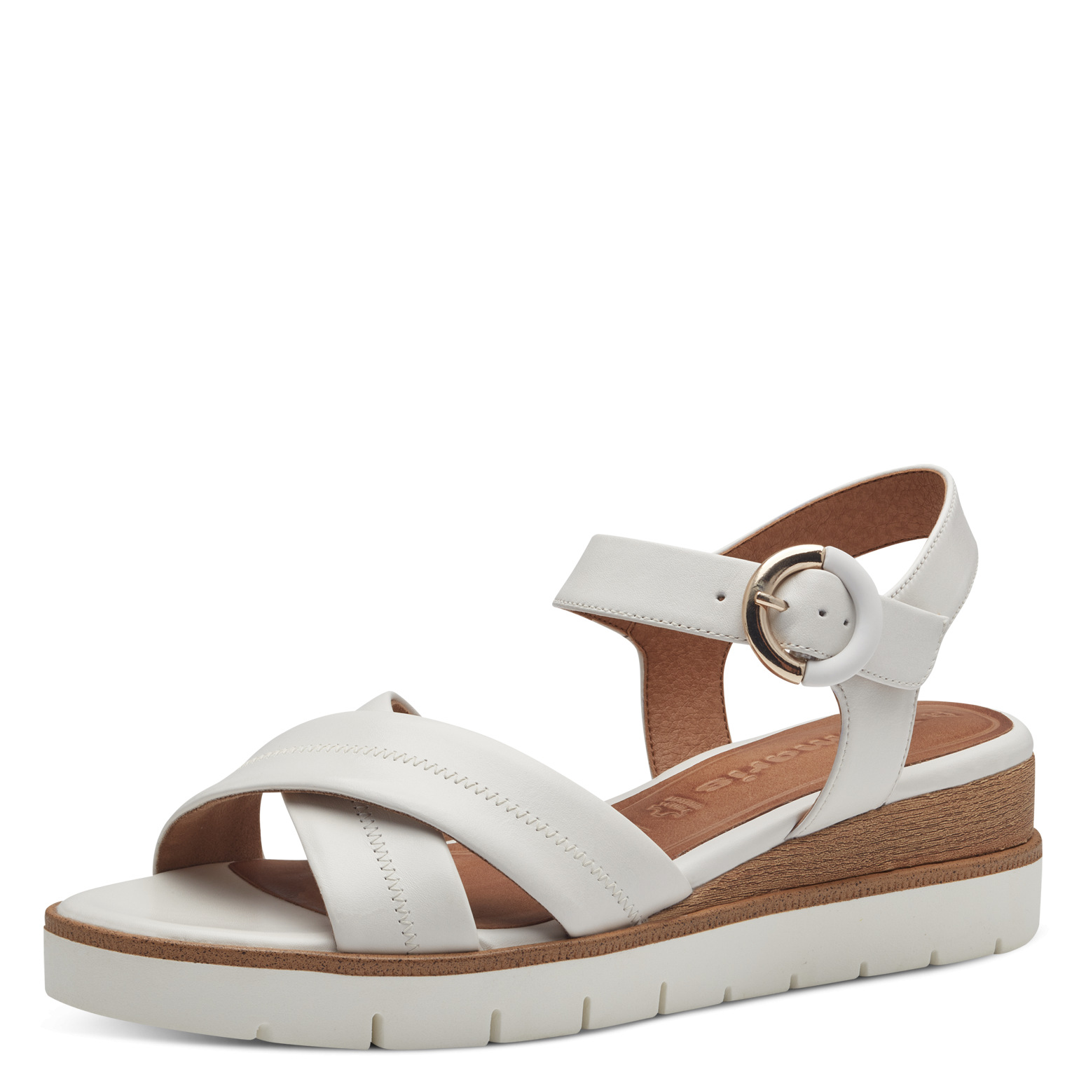Tamaris 1 28010 42 100 Dámské sandály na klínku bílé koupíte na Obujtese.cz