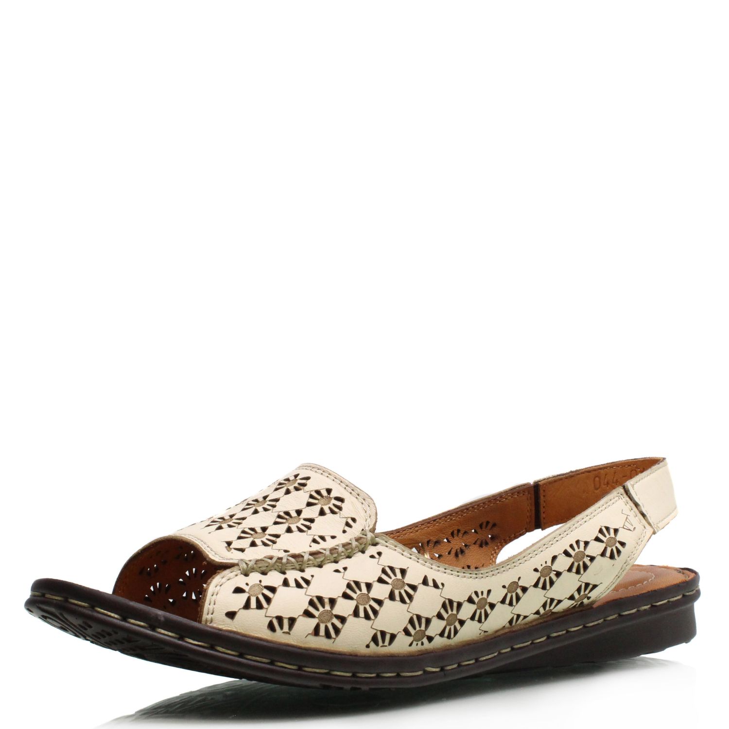 QUO VADIS SANDÁLY DÁMSKÉ KLOP 044 0418 1 03 BÉŽOVÁ Barva: BÉŽOVÁ